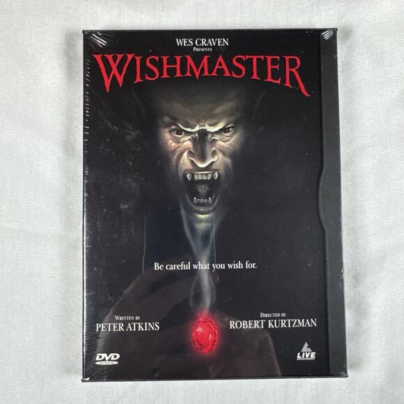 Wishmaster (DVD, 1998, Anamorphic Widescreen and Full Frame Versions) Sealed - Picture 1 of 3